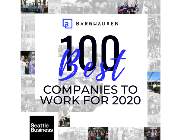 Image for - Barghausen Named One of Washington’s Best Companies to Work For!