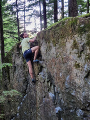 Rock climbing